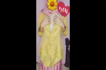 Ukhti Kebaya Hijab Pink Buka Rahasia Area Terdalam